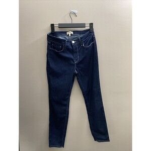 L'agence Skinny Jeans Size 25 Dark Blue Wash Stretch Denim